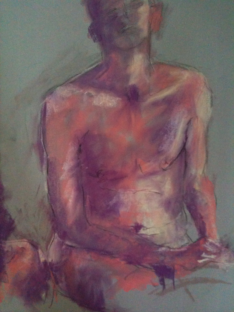 Life drawing (pastel on paper)
