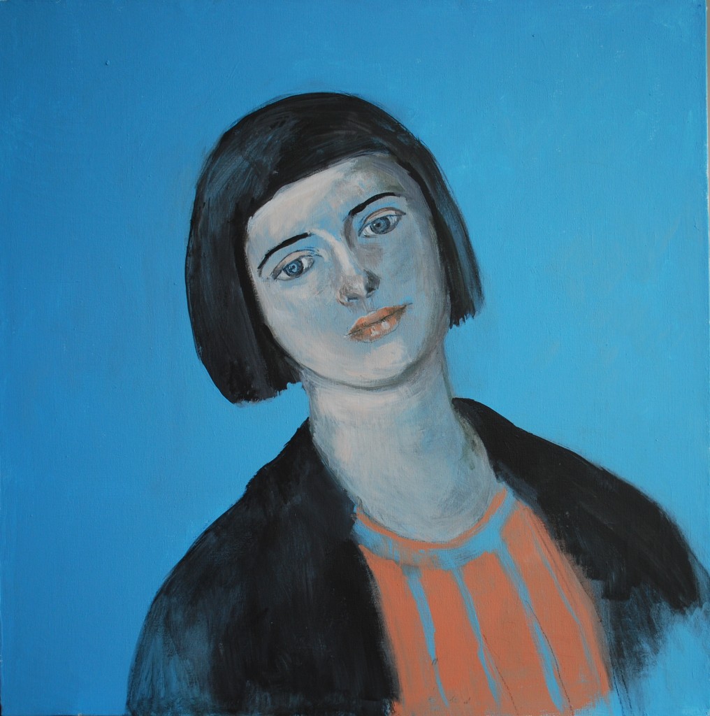 Dorelia (mixed media on canvas) (62 x 62cm)